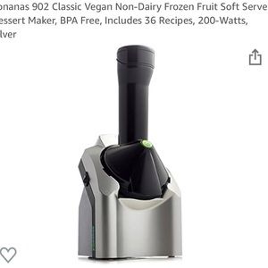 Yonanas Dessert maker - great for making your own frozen treats and bowls.